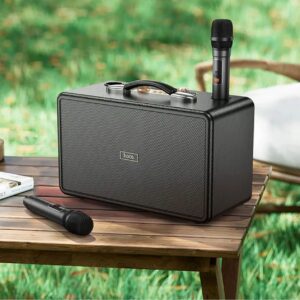 Hoco HA8 Ave wireless dual-mic outdoor BT speaker black