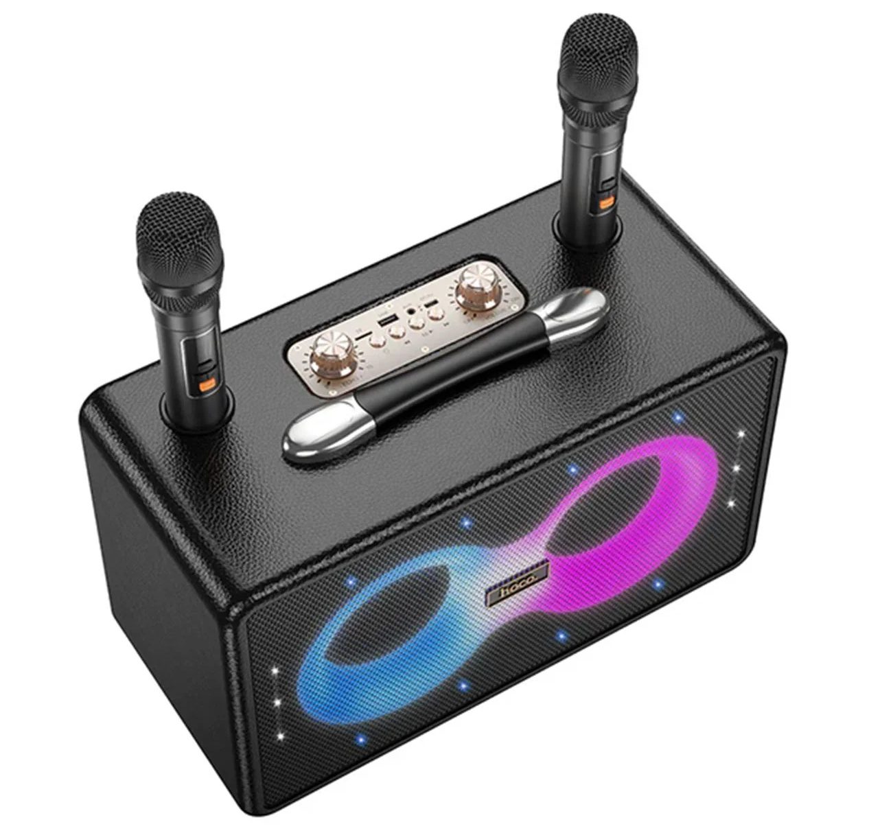 Hoco HA8 Ave wireless dual-mic outdoor BT speaker black - imagine 4