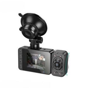 Hoco DI62 Warrior three-screen simultaneous display driving recorder(wifi version) black