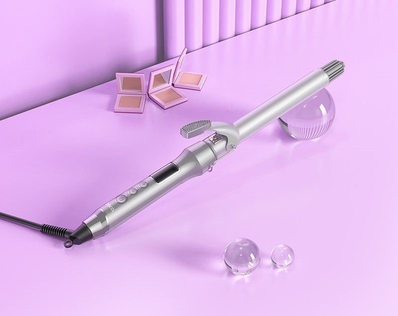 Hoco DAR49 Cool curling iron(EU) silver