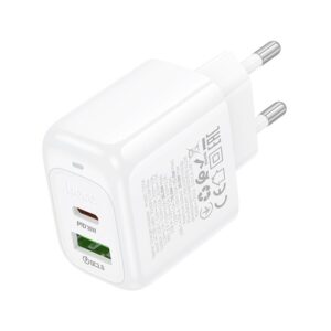 Hoco CS55A Surplus PD30W+QC3.0 charger(EU) white