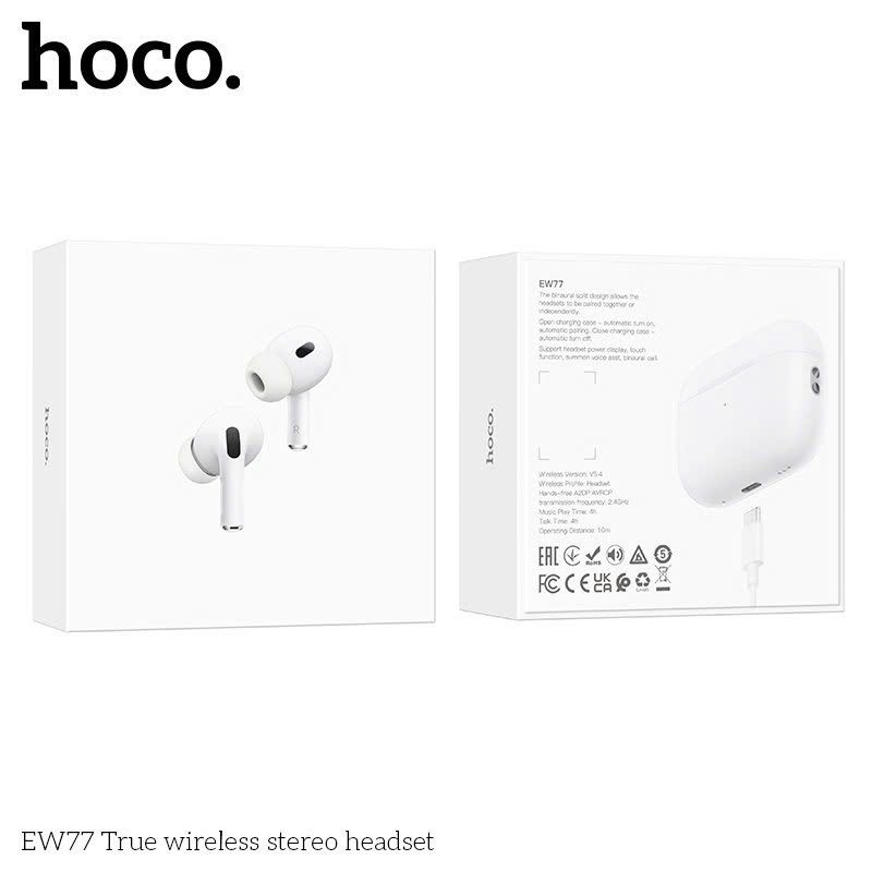 Hoco EW77 True wireless stereo headset white - imagine 3