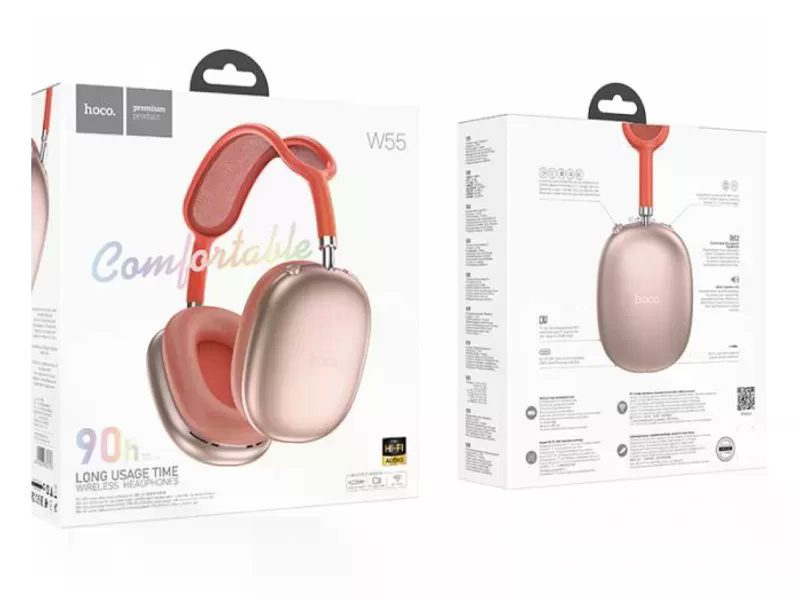 Hoco W55 Pleasing BT headphones deep space gray - imagine 4