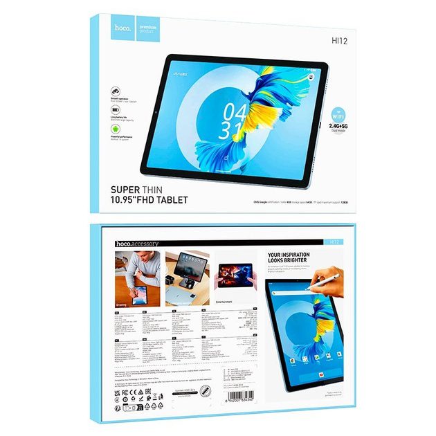 Hoco HI12 10.95-inch tablet PC island blue - imagine 5