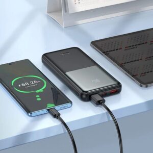 Hoco J136 Sirui 22.5W+PD20W fully compatible power bank(10000mAh) black