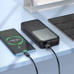 Hoco J136A Sirui 22.5W+PD20W fully compatible power bank(20000mAh) black
