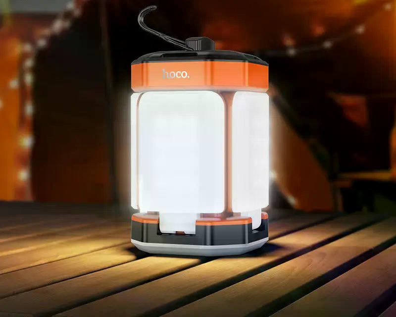 Hoco DL20 Cool light outdoor camping lamp orange - imagine 2