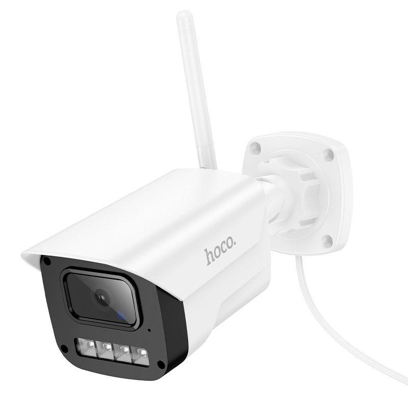 Hoco D4 Outdoor gun-type HD camera(EU) white - imagine 3
