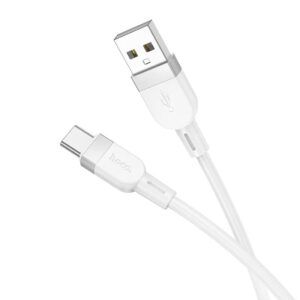 Hoco X109 Energy silicone charging data cable Type-C(L=1M) white