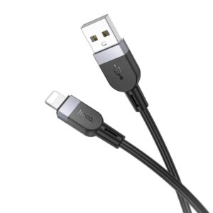 Hoco X109 Energy silicone charging data cable iP(L=2M) black