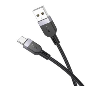 Hoco X109 Energy silicone charging data cable Type-C(L=2M) black