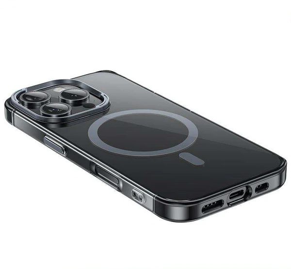 Hoco Vip magnetic protective case iP16(AS11) transparent black