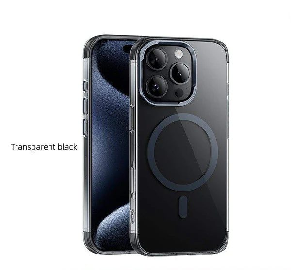 Hoco Vip magnetic protective case iP16 Pro Max(AS11) transparent - imagine 2