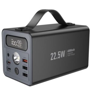 Hoco J138 Distant 22.5W+PD20W+DC12V multi-function power bank(60000mAh) black