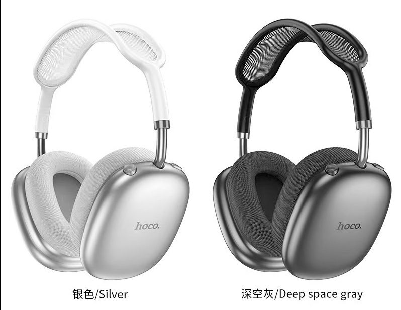 Hoco W55 Plus Happiness ANC noise reduction BT headphones deep space gray - imagine 3