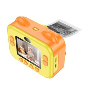 Hoco DV204 Dual-camera children printing camera yellow