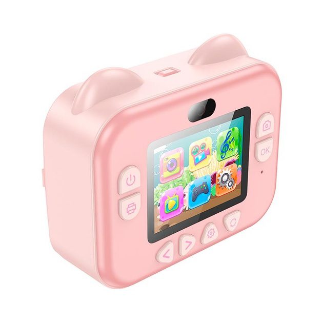 Hoco DV204 Dual-camera children printing camera yellow - imagine 4