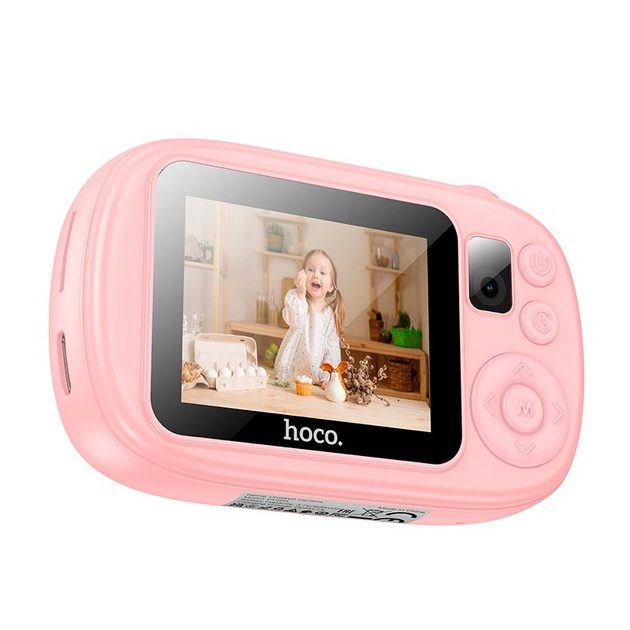 Hoco DV205 Dual-camera children camera pink