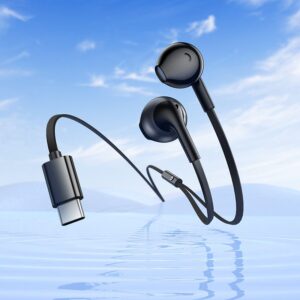 Hoco M115 Sagacious universal earphones with microphone Type-C black