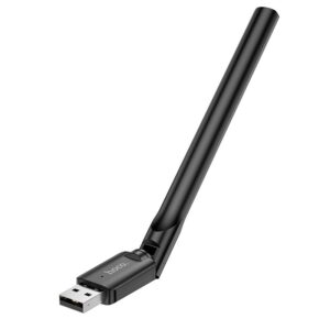 Hoco HI32 WiFi4 USB external antenna wireless network card black