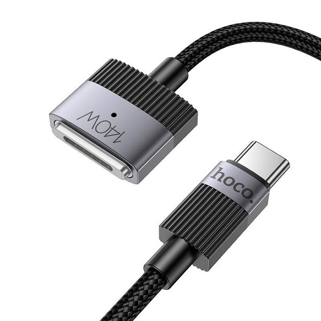 Hoco U141 Magnetic charging cable Type-C to Mag3 black