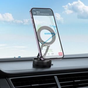 Hoco DCA55 Like two-axis folding car holder black