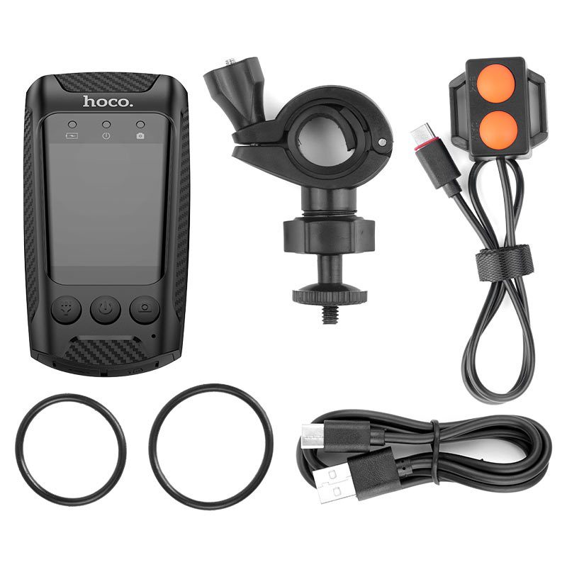 Hoco DV104 4K Riding recorder black - imagine 2