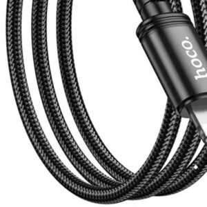 Hoco X89 Wind charging data cable iP(L=2M)(packaged) black
