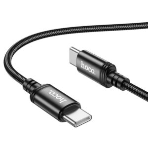 Hoco X89 Wind 60W charging data cable C to C(L=2M)(packaged) black