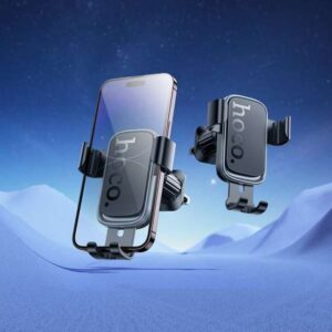 Hoco H80 Vista gravity car holder(air outlet) black metal grey