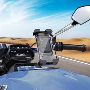 Hoco H82 Vista bicycle Motorcycle Universal holder black metal grey