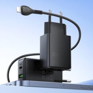Hoco N71 Nuevo PD30W+QC3.0 charger set(C to C)(EU) black