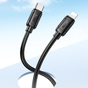 Hoco X115 Surpass PD27W fast charging data cable iP black