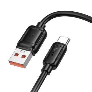 Hoco X115 Surpass 100W fast charging data cable Type-C black