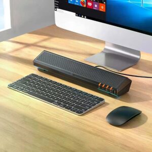 Hoco BS66 Smooth USB2.0 multimedia computer speaker black