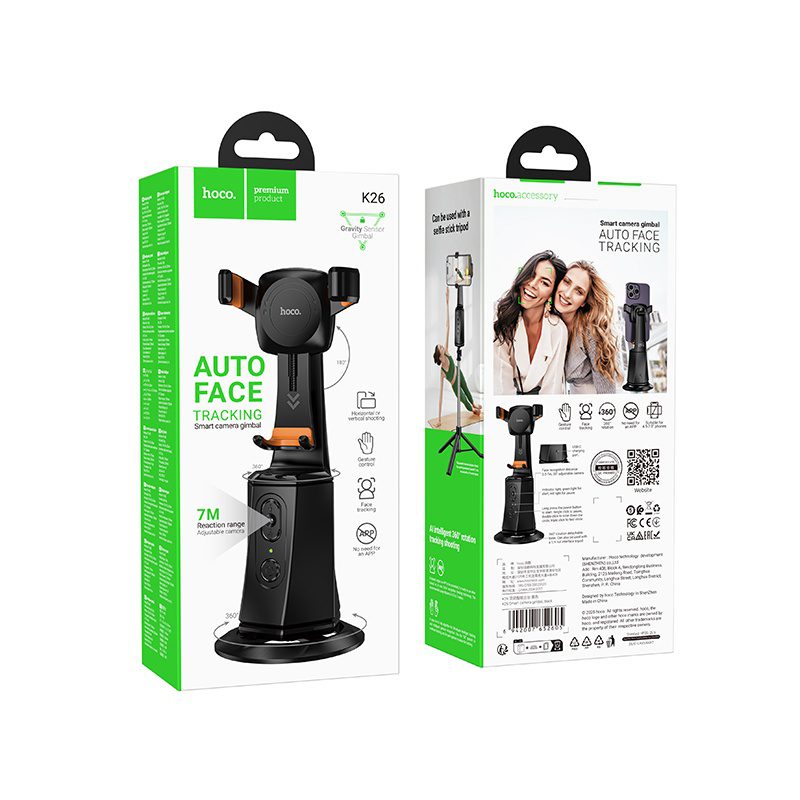 Hoco K26 Smart camera gimbal black - imagine 3