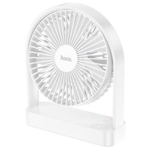 Hoco HX65 ultra-thin desktop fan white