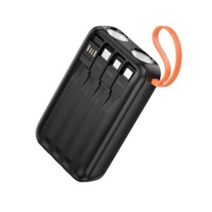 Hoco J151 Spirit dual lighting four-cable power bank(10000mAh) black
