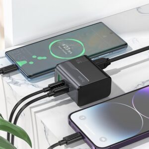 Hoco CS76A Star Speed PD70W(2C1A) charger(EU) midnight black