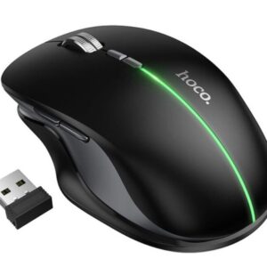 Hoco GM40 Dixon RGB dual-mode wireless mouse(rechargeable version) dark night black