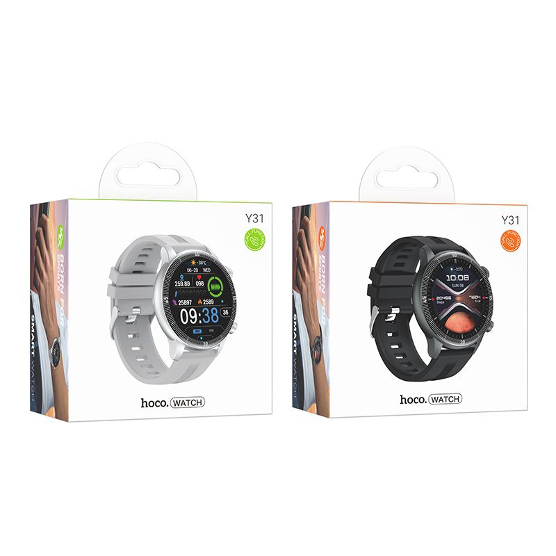 Hoco Y31 Smart sports watch(call version) silver - imagine 3