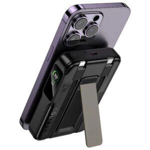Hoco Q48 Core PD20W magnetic power bank with cable+watch charger+holder(10000mAh) black