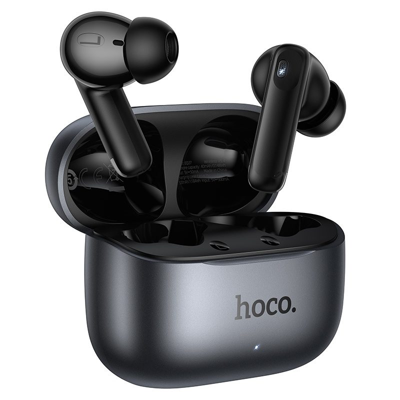 Hoco EQ27 Fun ANC+ENC smart AI translation headset(App) metal gray - imagine 2