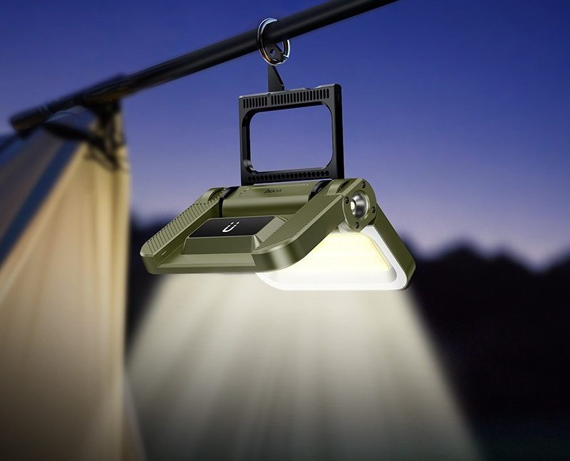 Hoco DL22 Firefly solar outdoor camping light green