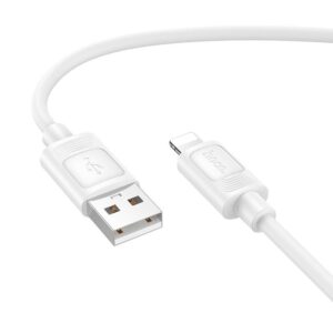 Hoco X122 Benefit silicone charging data cable iP(packaged) white