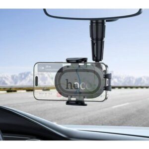 Hoco H88 Rally ultra-thin car holder(rear view mirror) black