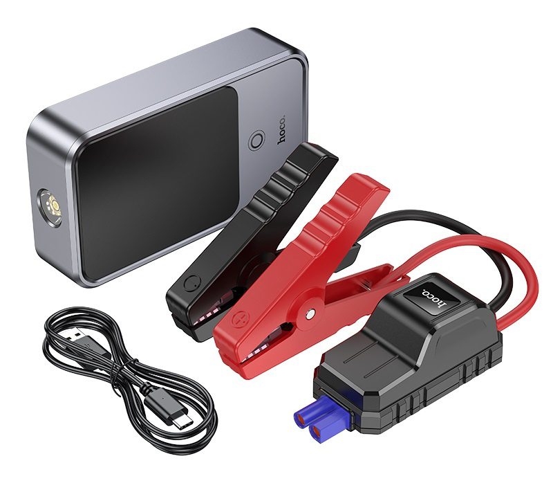 Hoco QS7 Source smart emergency start-up power bank(10000mAh) metal gray - imagine 2