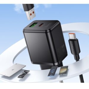 Hoco C157A Smart PD30W+QC3.0 multi-protocol charger set(Type-C)(EU) black