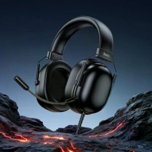 Hoco W113 Dynamic USB7.1 channel gaming headphones black