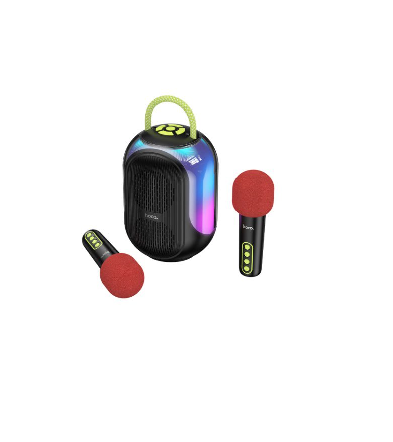 Hoco DS68 Cool RGB BT speaker with two microphones black